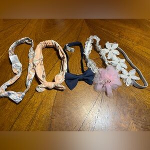 Kids Floral Headbands and Bow Tie